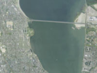 地理院地図(ｼｰﾑﾚｽ空中写真)